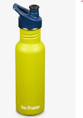 Klean Kanteen Classic 18 oz green apple water bottle