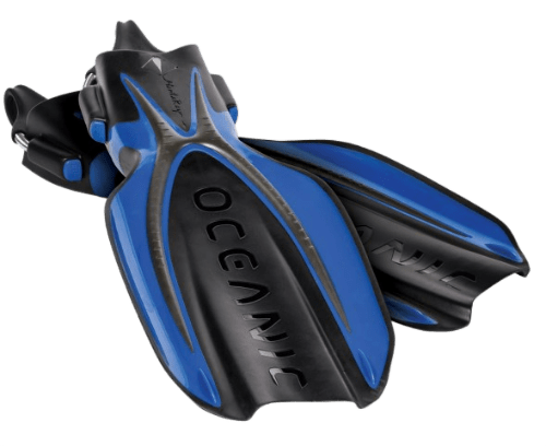 Blue & black Oceanic Manta Ray Fins