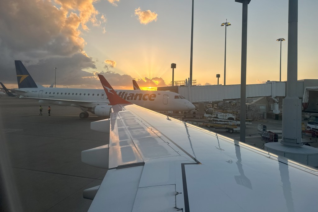 A view of plane from the window of a plane
Empty Nest Diver